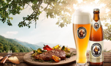 Franziskaner van de tap